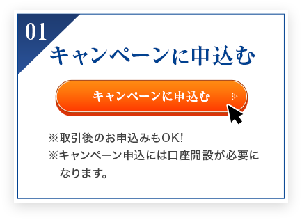 キャンペーンに申込む