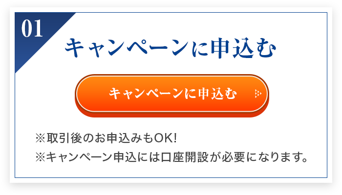 キャンペーンに申込む